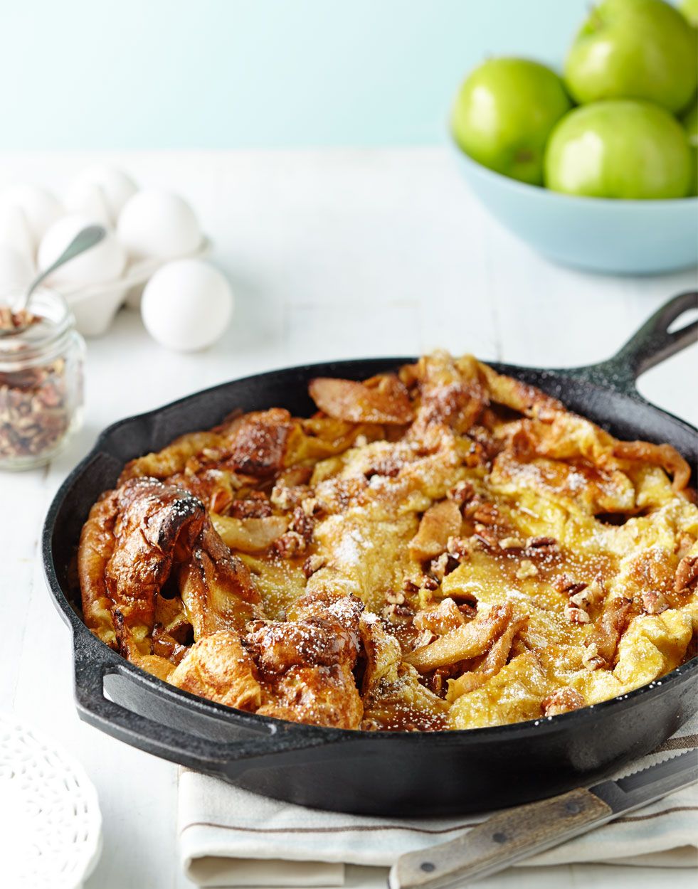 Apple-Pear Puff Pancake